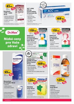 aktuální leták Dr. Max 1.11.2018-30.11.2018