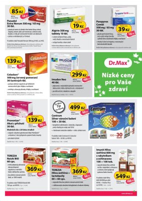 aktuální leták Dr. Max 1.11.2018-30.11.2018