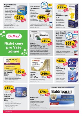 aktuální leták Dr. Max 1.11.2018-30.11.2018