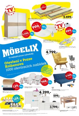 aktuální leták Möbelix 5.11.2018-13.11.2018