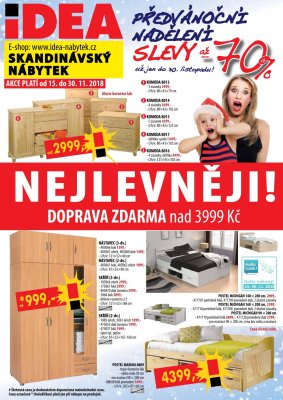 aktuální leták IDEA nábytek 15.11.2018-30.11.2018