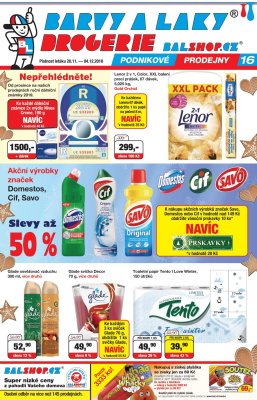 aktuální leták Barvy a laky drogerie 20.11.2018-4.12.2018
