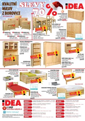 aktuální leták IDEA nábytek 1.12.2018-14.12.2018