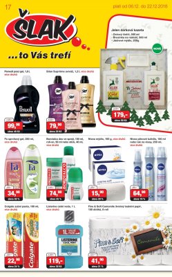 aktuální leták Šlak drogerie 6.12.2018-22.12.2018