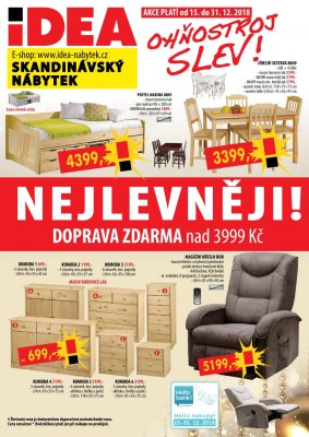 aktuální leták IDEA nábytek 15.12.2018-31.12.2018