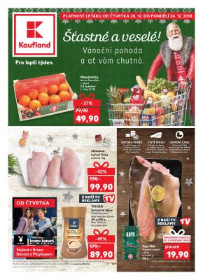 aktuální leták Kaufland 20.12.2018-24.12.2018