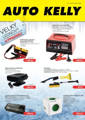 aktuální leták Auto Kelly 3.1.2019-14.1.2019