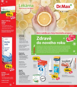 aktuální leták Dr. Max 9.1.2019-31.1.2019