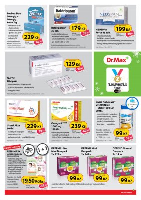 aktuální leták Dr. Max 9.1.2019-31.1.2019