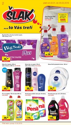 aktuální leták Šlak drogerie 22.1.2019-5.2.2019