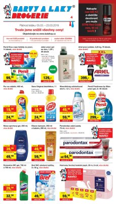 aktuální leták Barvy a laky drogerie 5.3.2019-23.3.2019