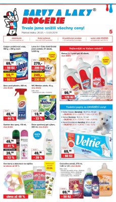aktuální leták Barvy a laky drogerie 26.3.2019-13.4.2019