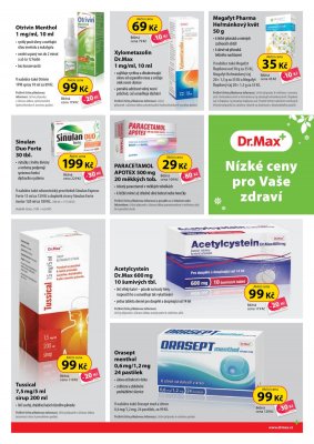 aktuální leták Dr. Max 1.4.2019-30.4.2019
