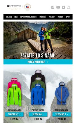 aktuální leták ALPINE PRO 24.4.2019-30.4.2019