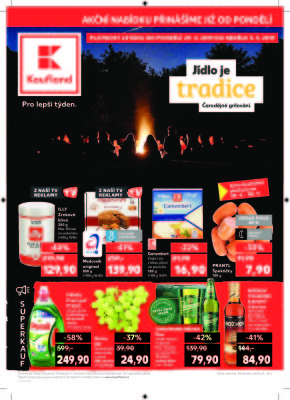 Kaufland akční leták od pondělí strana 1