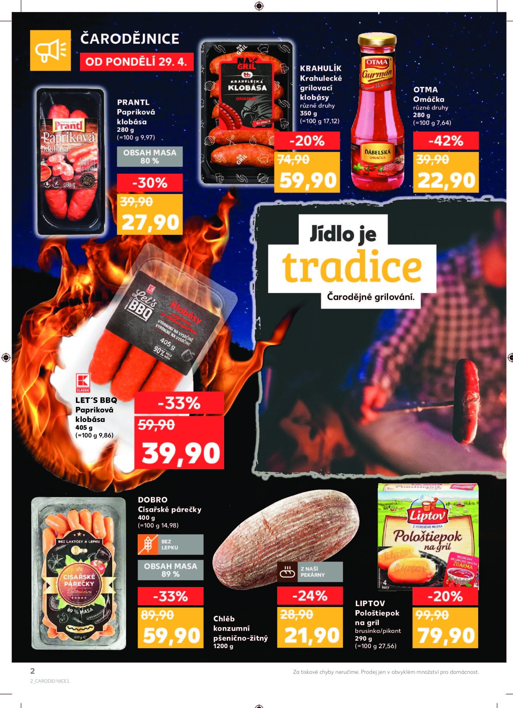 Kaufland akční leták od pondělí Kaufland strana 2