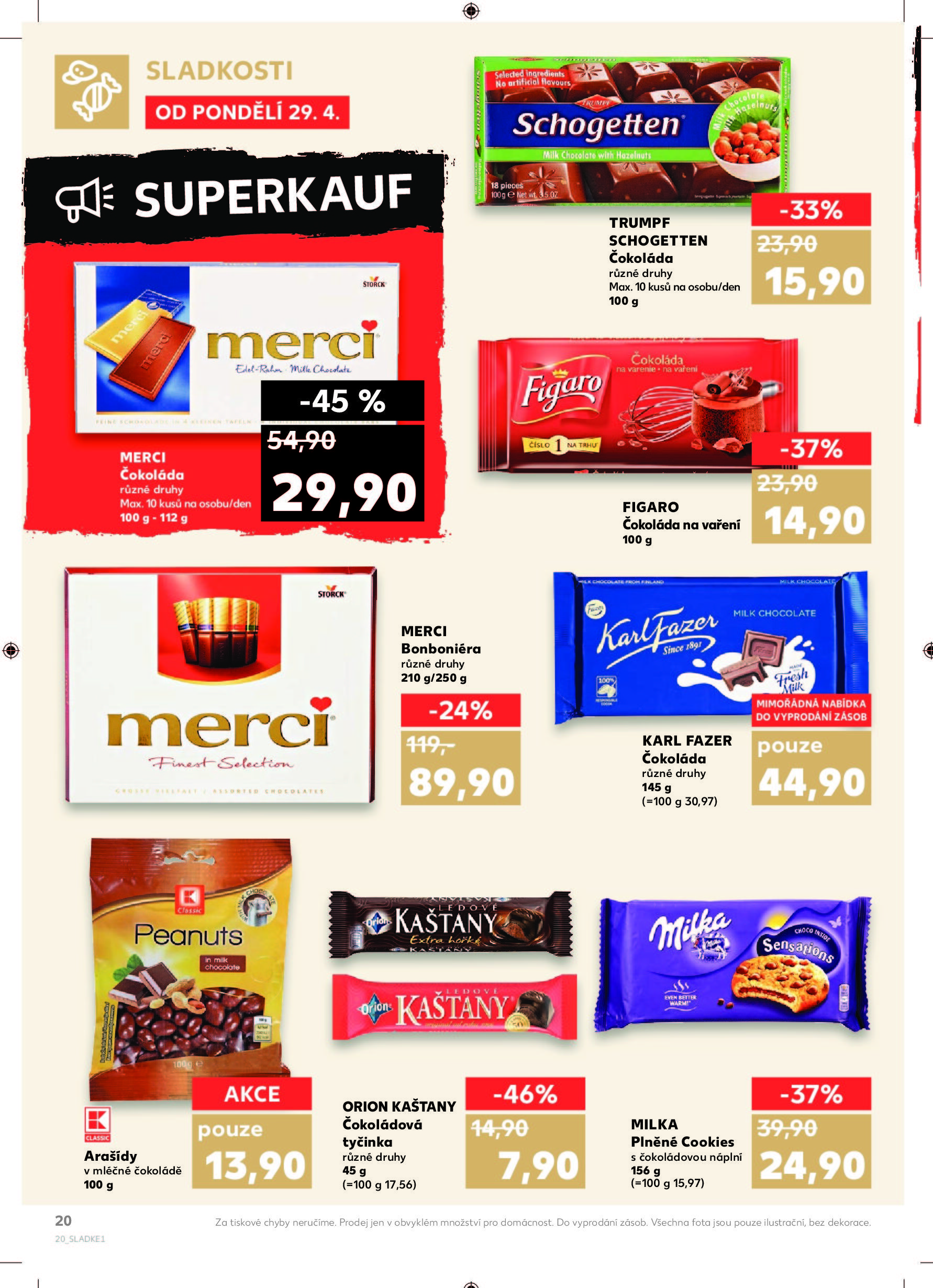 Kaufland akční leták od pondělí Kaufland strana 20