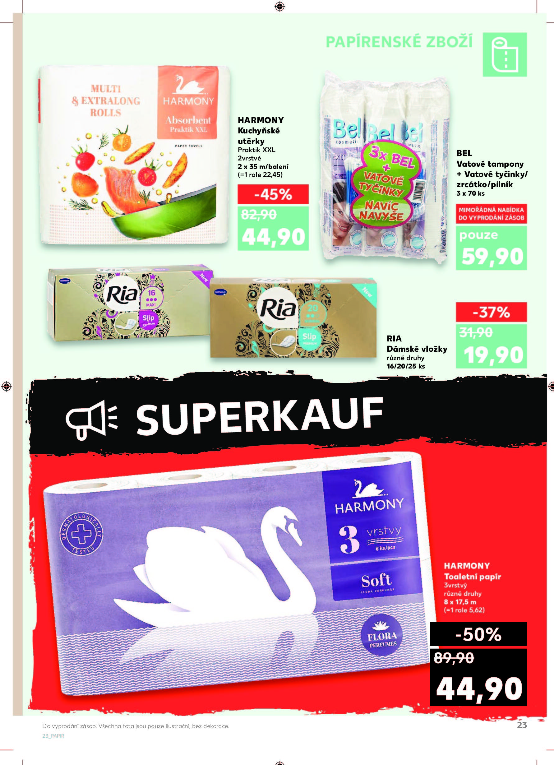 Kaufland akční leták od pondělí Kaufland strana 23