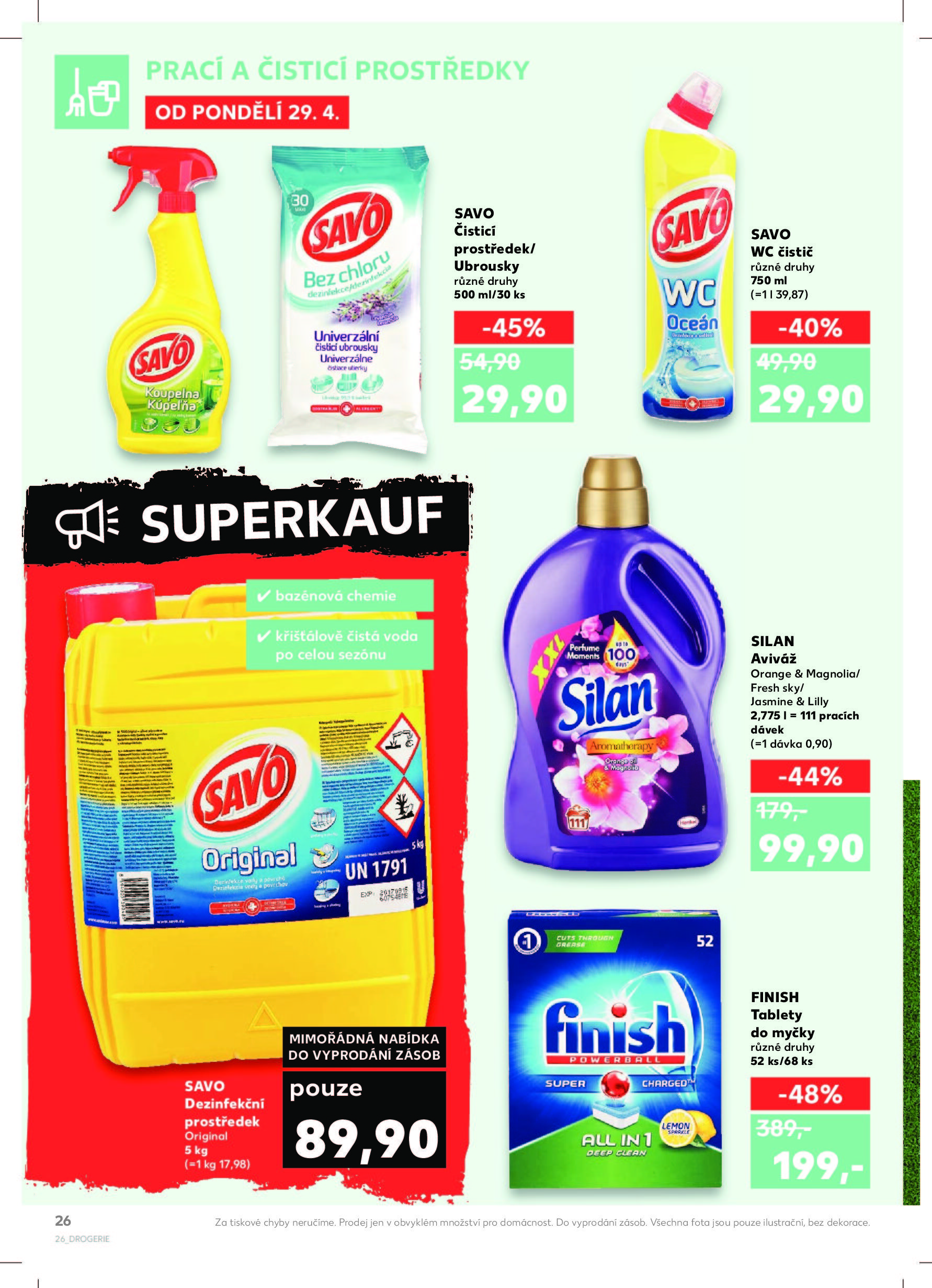 Kaufland akční leták od pondělí Kaufland strana 26