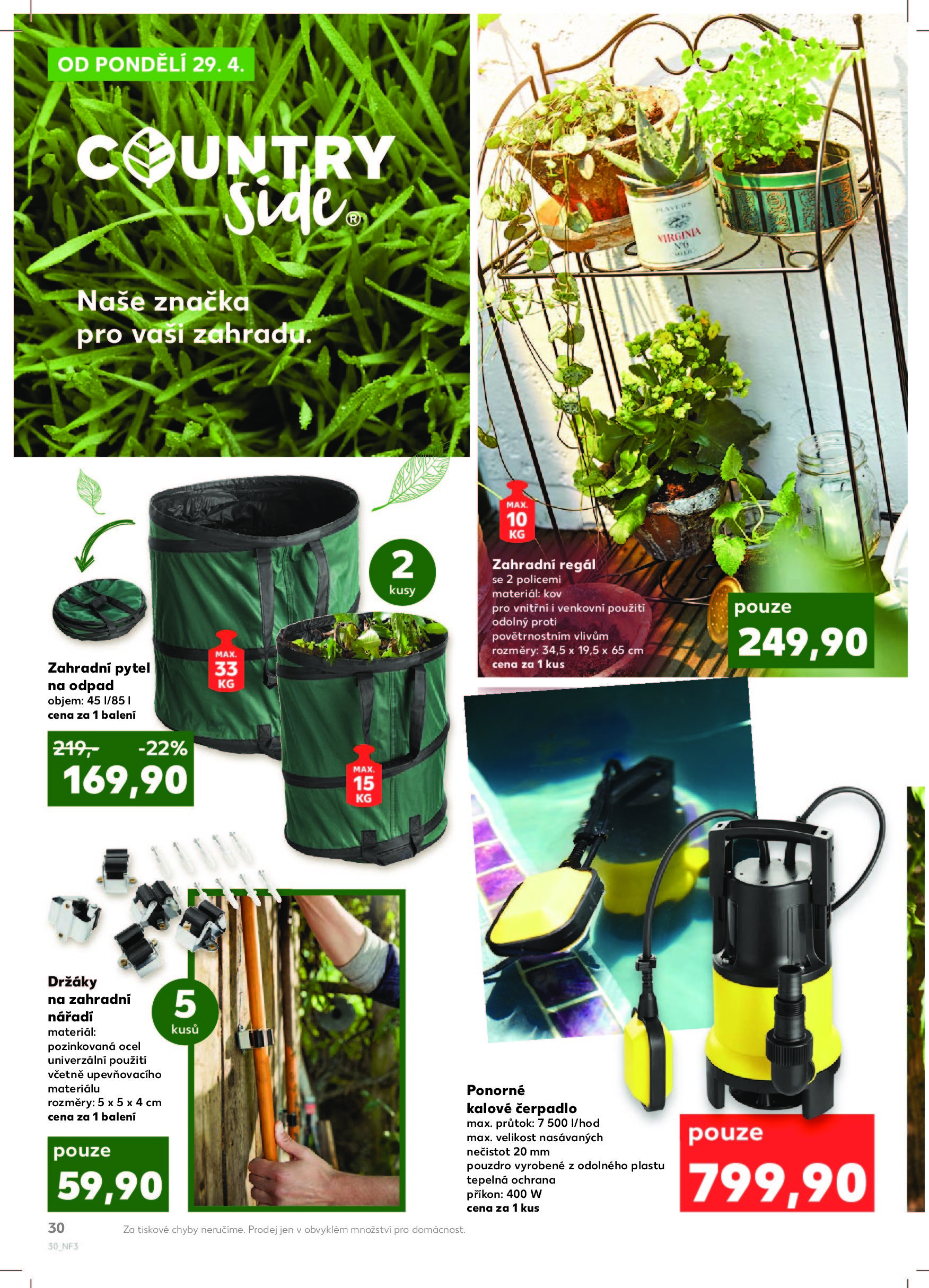 Kaufland akční leták od pondělí Kaufland strana 30