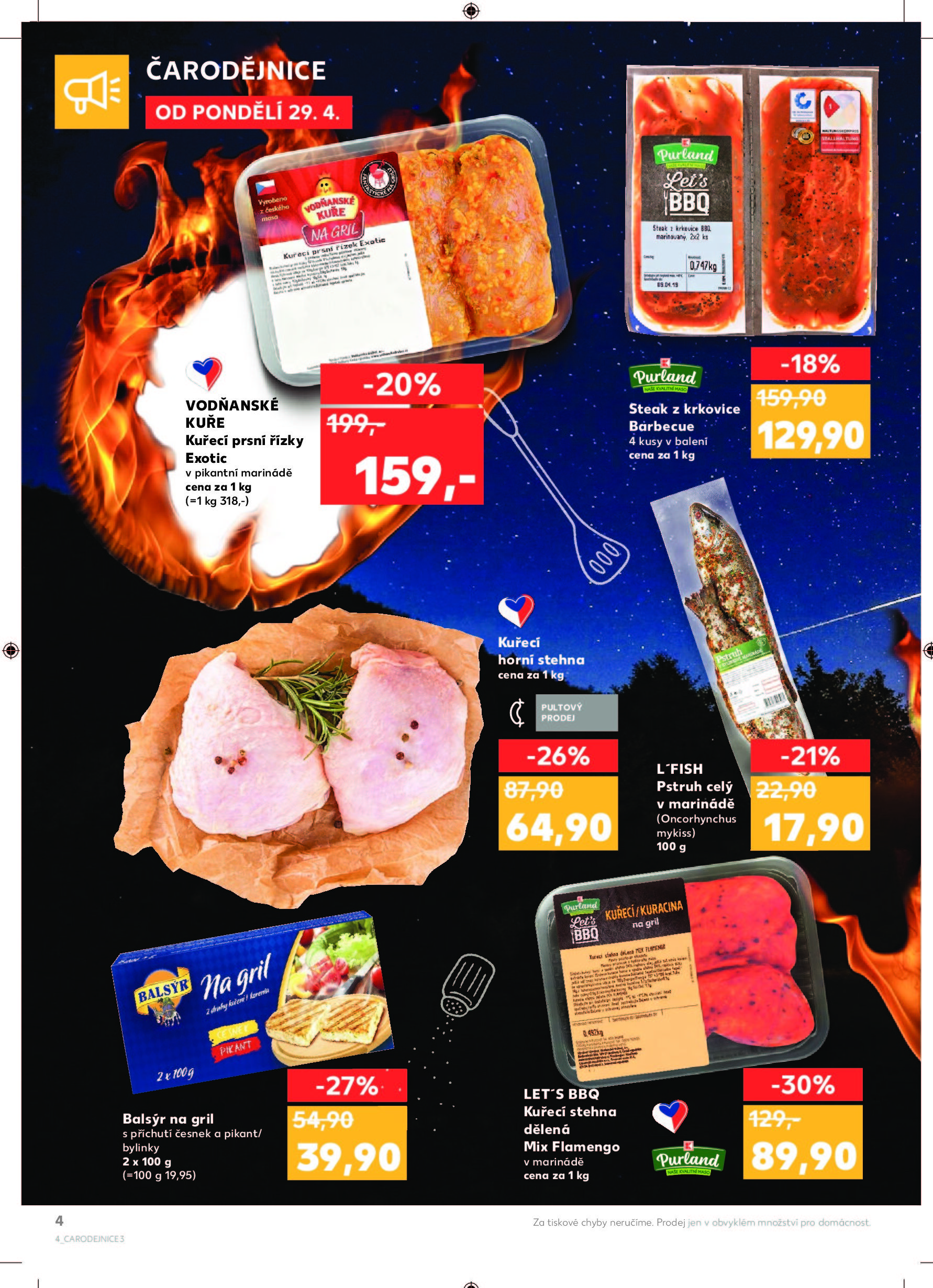 Kaufland akční leták od pondělí Kaufland strana 4