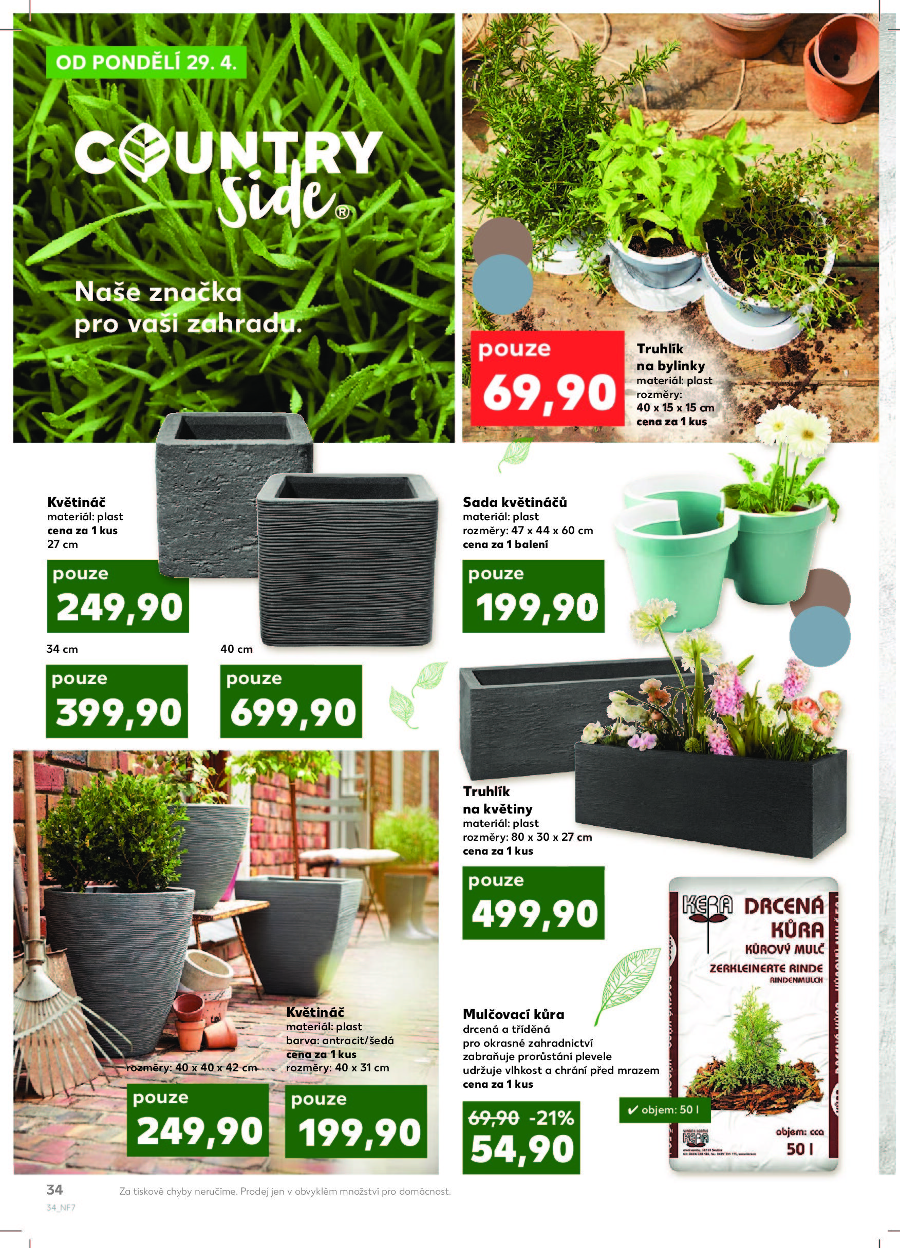 Kaufland akční leták od pondělí Kaufland strana 34