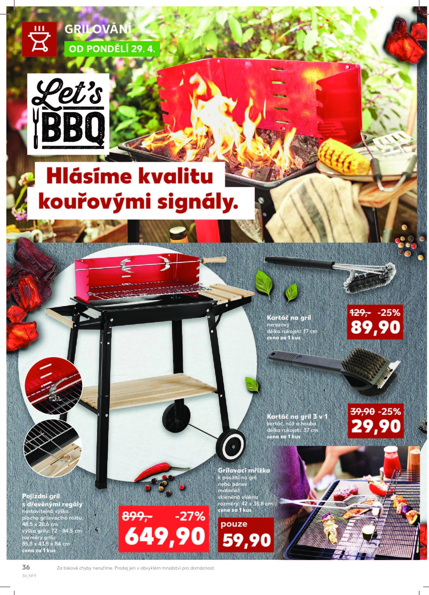 Kaufland akční leták od pondělí Kaufland strana 36