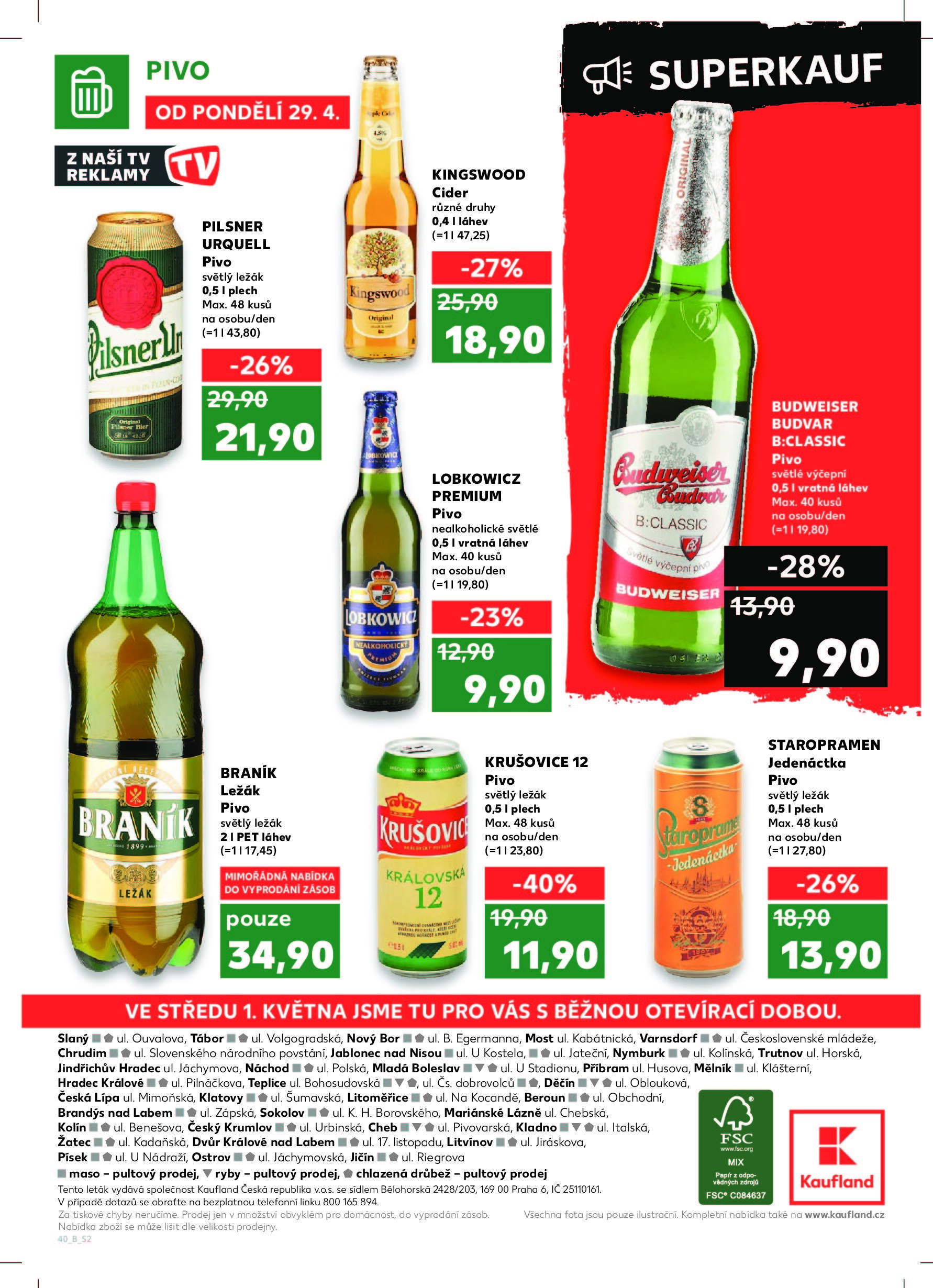 Kaufland akční leták od pondělí Kaufland strana 40