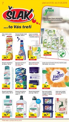 aktuální leták Šlak drogerie 7.5.2019-21.5.2019