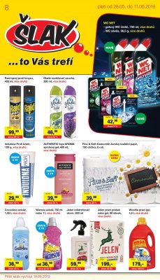 aktuální leták Šlak drogerie 28.5.2019-11.6.2019