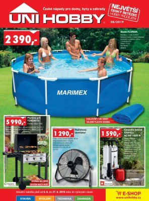 aktuální leták UNI HOBBY 6.6.2019-27.6.2019