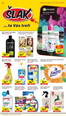 aktuální leták Šlak drogerie 18.6.2019-2.7.2019