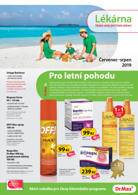 aktuální leták Dr. Max 1.7.2019-31.8.2019