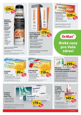 aktuální leták Dr. Max 1.7.2019-31.8.2019
