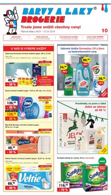 aktuální leták Barvy a laky drogerie 9.7.2019-27.7.2019