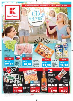 aktuální leták Kaufland 31.7.2019-6.8.2019