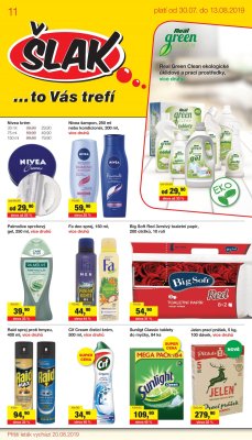 aktuální leták Šlak drogerie 30.7.2019-13.8.2019