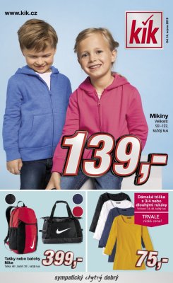 aktuální leták Kik textil 14.8.2019-31.8.2019