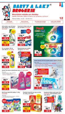 aktuální leták Barvy a laky drogerie 20.8.2019-7.9.2019