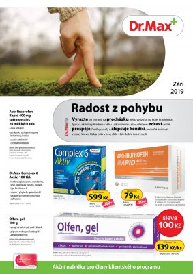 aktuální leták Dr. Max 1.9.2019-30.9.2019