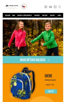 aktuální leták ALPINE PRO 2.9.2019-10.9.2019
