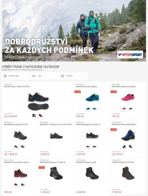 aktuální leták Intersport 9.9.2019-15.9.2019
