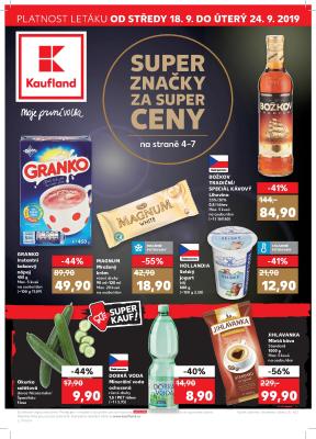 aktuální leták Kaufland 18.9.2019-24.9.2019