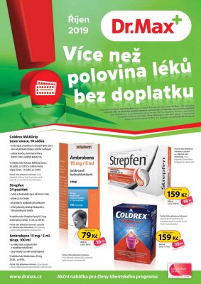 aktuální leták Dr. Max 1.10.2019-31.10.2019