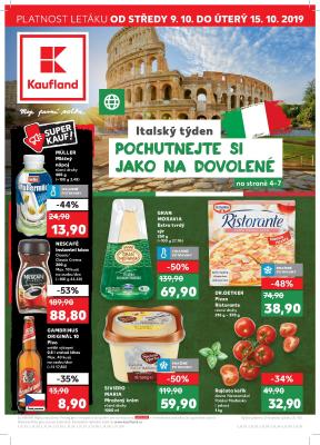 aktuální leták Kaufland 9.10.2019-15.10.2019