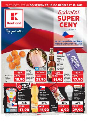 aktuální leták Kaufland 23.10.2019-27.10.2019