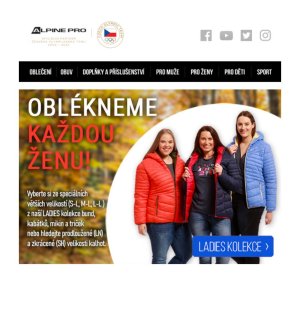 aktuální leták ALPINE PRO 17.10.2019-31.10.2019