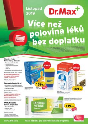 aktuální leták Dr. Max 1.11.2019-30.11.2019