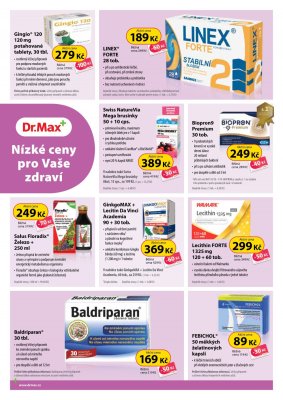aktuální leták Dr. Max 1.11.2019-30.11.2019