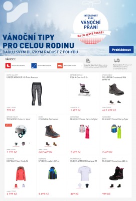 aktuální leták Intersport 16.12.2019-24.12.2019